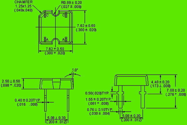 power piranha led circuit and dimension diagram Piranha LED | Super flux LED | power LEDs dimensional drawing